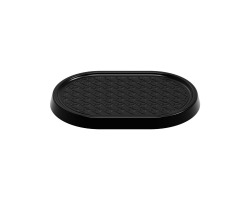 BANDEJA OBLONGA TELA INDIANA 24 CM - PRETO  PRODU FEST