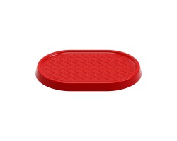 BANDEJA OBLONGA TELA INDIANA 24 CM - VERMELHO PRODU FEST