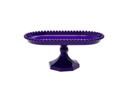 BOLEIRA PEROLA OBLONGA 25 X 14 CM - ROXO -PRODU FEST