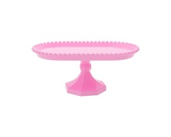BOLEIRA PEROLA OBLONGA 25 X 14 CM - ROSA CANDY -PRODU FEST