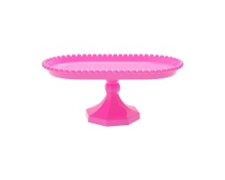 BOLEIRA PEROLA OBLONGA 25 X 14 CM - ROSA CLARO -PRODU FEST