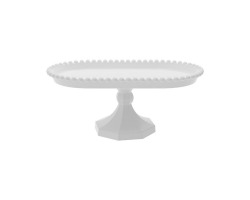 BOLEIRA PEROLA OBLONGA 25 X 14 CM - BRANCO PRODU FEST