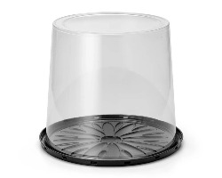 EMB. PLAST G 58CT TORTA ALTA GOURMET PRETA GALVANOTEK