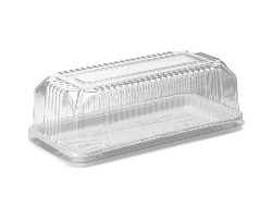 EMB.PLAST.OUTRAS G65MM TORTA RETANG PEQ MILLENI MEDIA 2KG BRANCA PET GALVANOTEK
