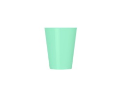 COPO 200ML VERDE CANDY C/10 STRAWPLAST