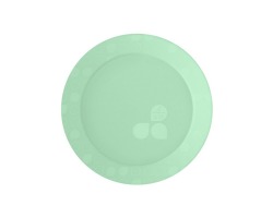 PRATO REDONDO 15CM VERDE CANDY C/10 STRAWPLAST