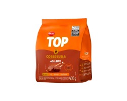 COBERTURA GOTAS AO LEITE TOP 400G  HARALD