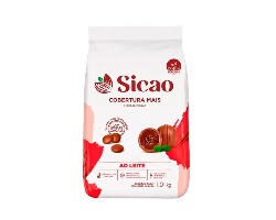 COBERTURA SABOR CHOCOLATE AO LEITE GOTAS 1,01KG SICAO