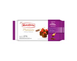 COBERTURA CHOCOLATE MEIO AMARGO PREMIUM 1,01KG MAVALERIO