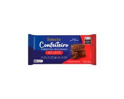 COBERTURA CONFEITEIRO SABOR CHOCOLATE AO LEITE 1,01KG  SELECTA