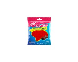 CONFEITO GRANULADO MACIO VERMELHO 120G MIX