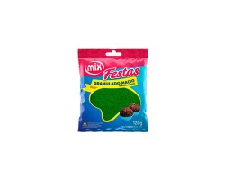 CONFEITO GRANULADO MACIO VERDE 120G MIX