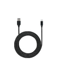 Cabo USB-C para USB-C Cellution 65W 2M Nylon Preto