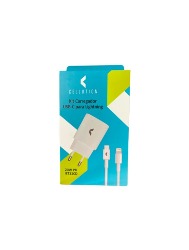 Kit Carregador de Parede Cellution USB C Lightning