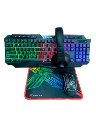 Kit Combo Gamer XtrikeMe CMX-411 Preto