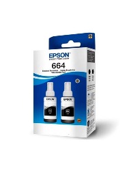 Kit Refil Epson T664 2X Preto T664120-2P