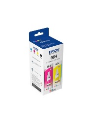 Kit Refil Epson T664 Preto/Ciano/Margenta/Amarelo