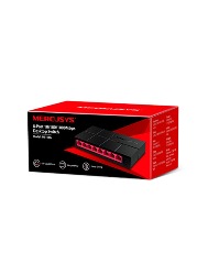 Switch 8 Portas Fast Mercusys MS108G Preto