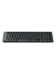 Teclado e Mouse Logitech Sem Fio MK220 Preto