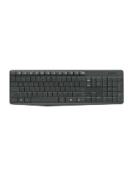 Teclado e Mouse Logitech Sem Fio MK235 Preto