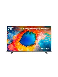 TV 75" QLED Smart Toshiba 4K TB037M 75C450NS 