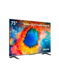 TV 75" QLED Smart Toshiba 4K TB037M 75C450NS 