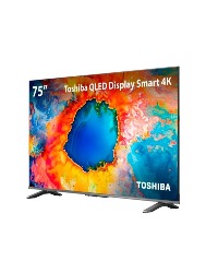 TV 75" QLED Smart Toshiba 4K TB037M 75C450NS 
