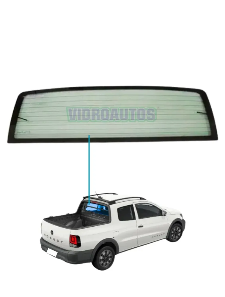 Vidro Vigia Volkswagen Saveiro G7 Térmico 2023 a 2025
