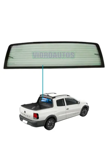 Vidro Vigia Volkswagen Saveiro G7 Térmico 2023 a 2025