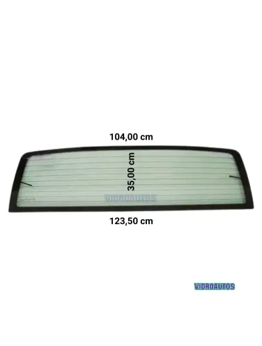 Vidro Vigia Volkswagen Saveiro G7 Térmico 2023 a 2025