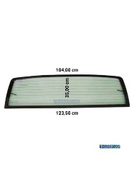 Vidro Vigia Volkswagen Saveiro G7 Térmico 2023 a 2025