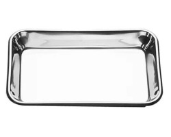 Bandeja de Aco Inox Millenium 30 x 20 x 04cm - Fava
