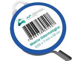 Banda Matriz Metálica 0,05X7mmX50cm - AAF do Brasil