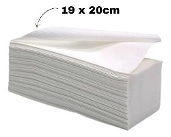 Papel Toalha Interfolhado Branco 1000 Folhas