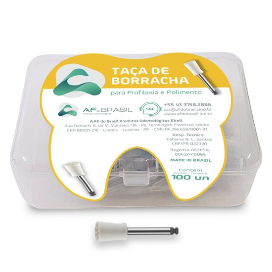 Taça de Borracha P/ Profilaxia CA - AAF do Brasil