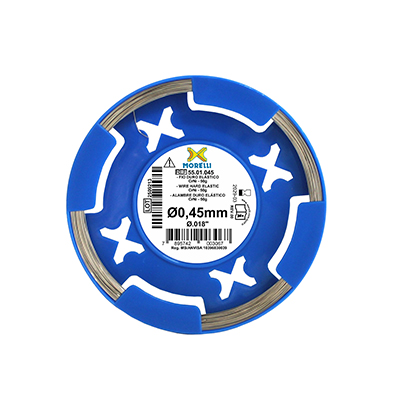 Fio Ortodôntico Duro Elástico CrNi Redondo Ø0,50mm (.018") em Rolo 50g - Morelli
