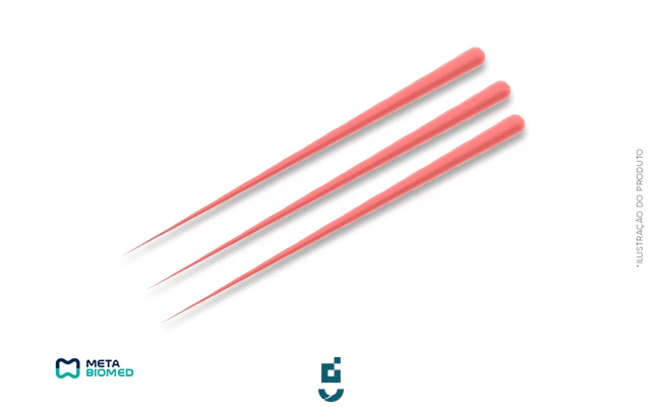 Cone de Guta Percha Acessória CX4/28M - Meta Biomed