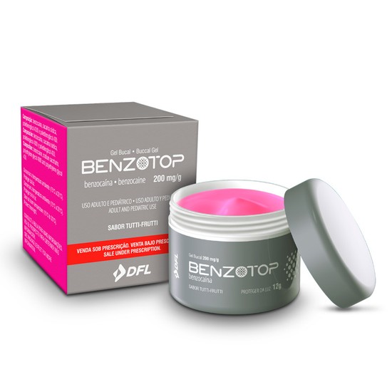 Anestésico Tópico Benzotop 12g  20% - DFL