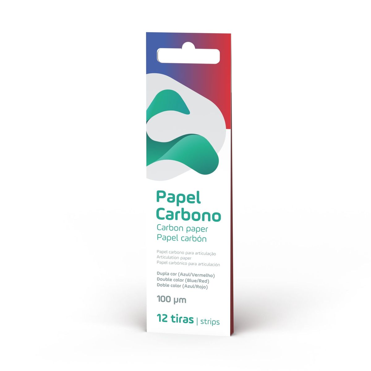 Papel Carbono Duplo Azul /Vermelho C/12 - AAF do Brasil