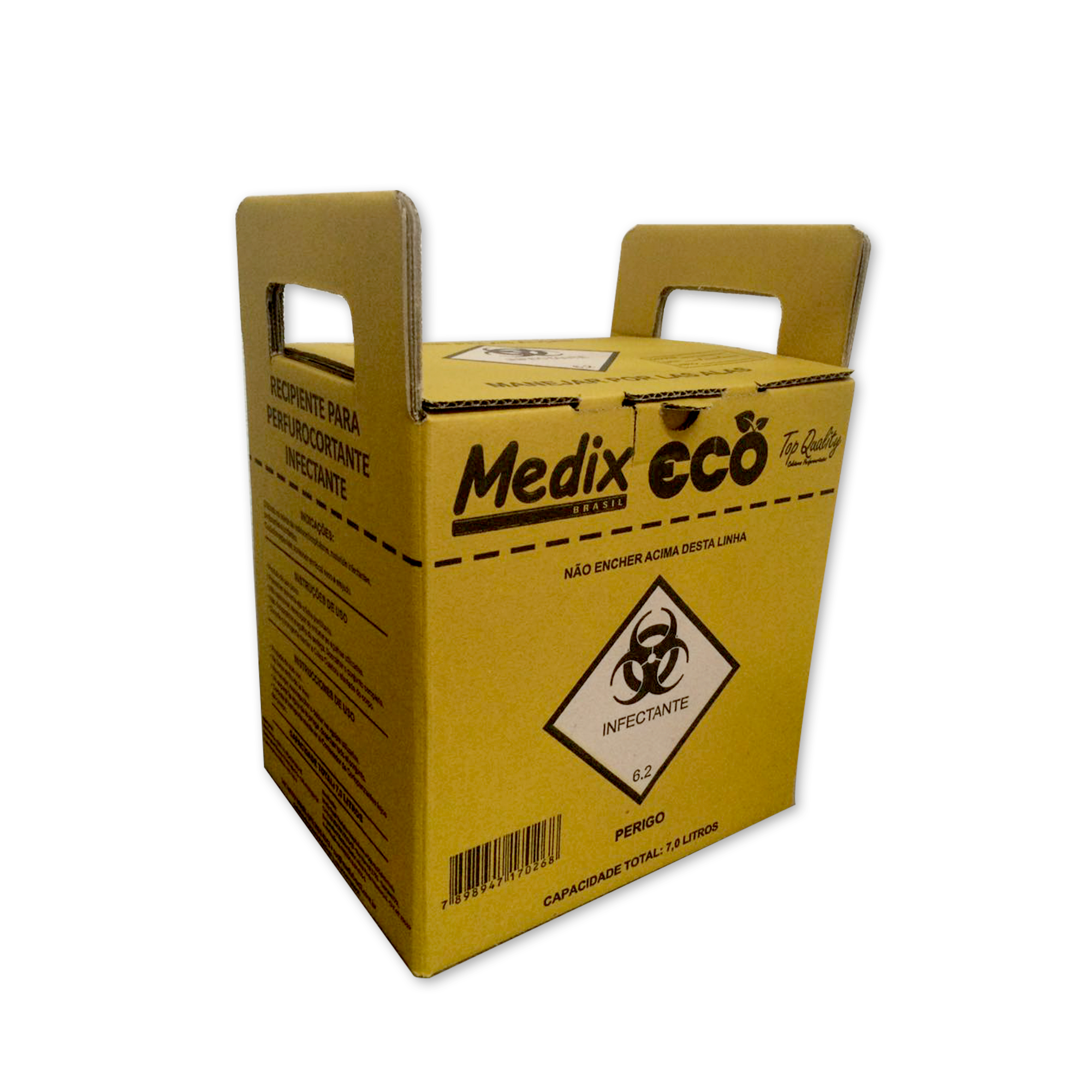 Caixa Coletora Perfurocortantes 3L - Medix