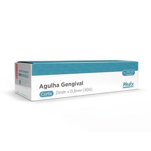 Agulha gengival 27g Longa C/100 - Medix