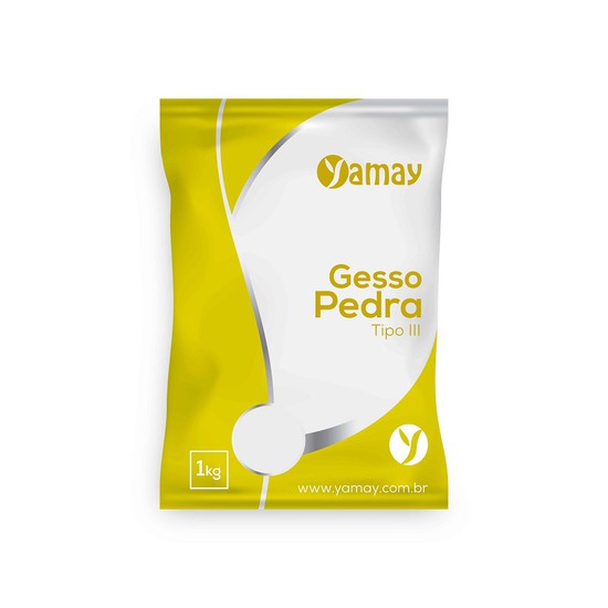 Gesso Pedra Tipo III 1Kg - Yamay