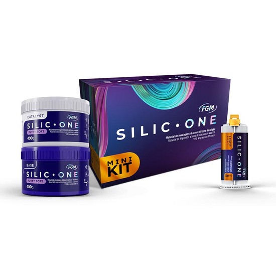 Kit Silicone de Adição Silic One Putty Soft + Light Body - FGM