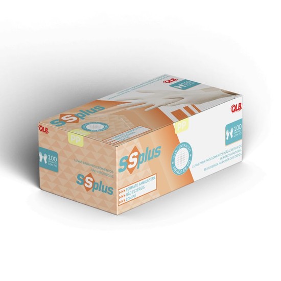 Luva de Procedimento Látex C/100 - SSPlus