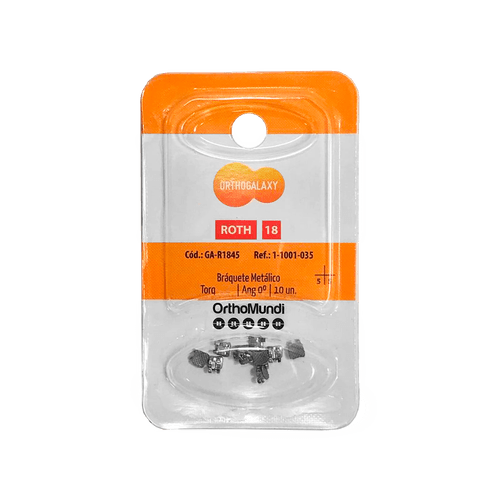 Reposição Bráquete Metálico ORTHOGALAXY Roth 018 - OrthoMundi