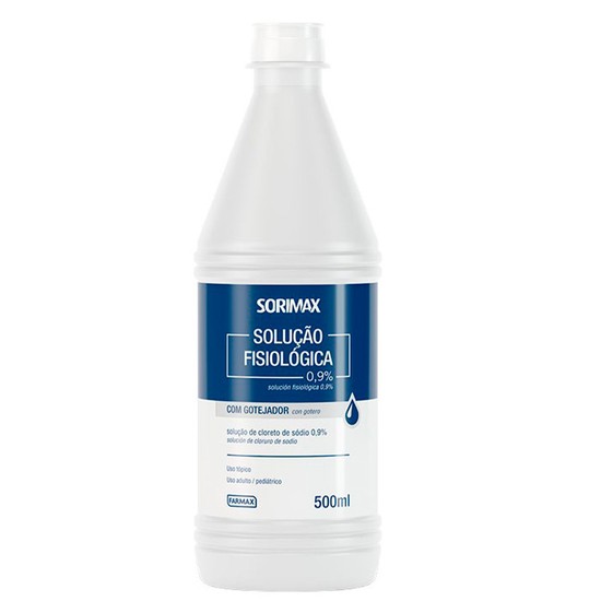 Soro Fisiológico 0,9% 500ml - Sorimax