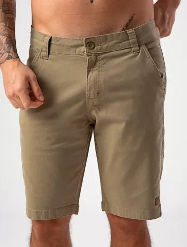BERMUDA CHINO SARJA C/ELASTANO 05070554 BEGE