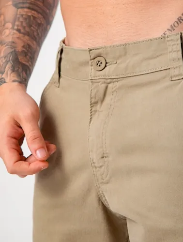 BERMUDA CHINO SARJA C/ELASTANO 05070554 BEGE